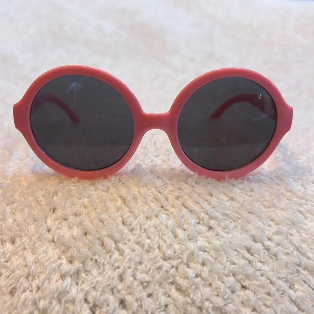 Janie & Jack round pink sunglasses size girls 4-6
